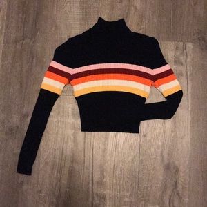 6 color crop top